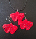 Parure Fleur Rouge