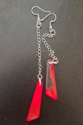 Boucles Stars rouge (petit modèle)