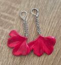 Boucles Fleur Rouge 3